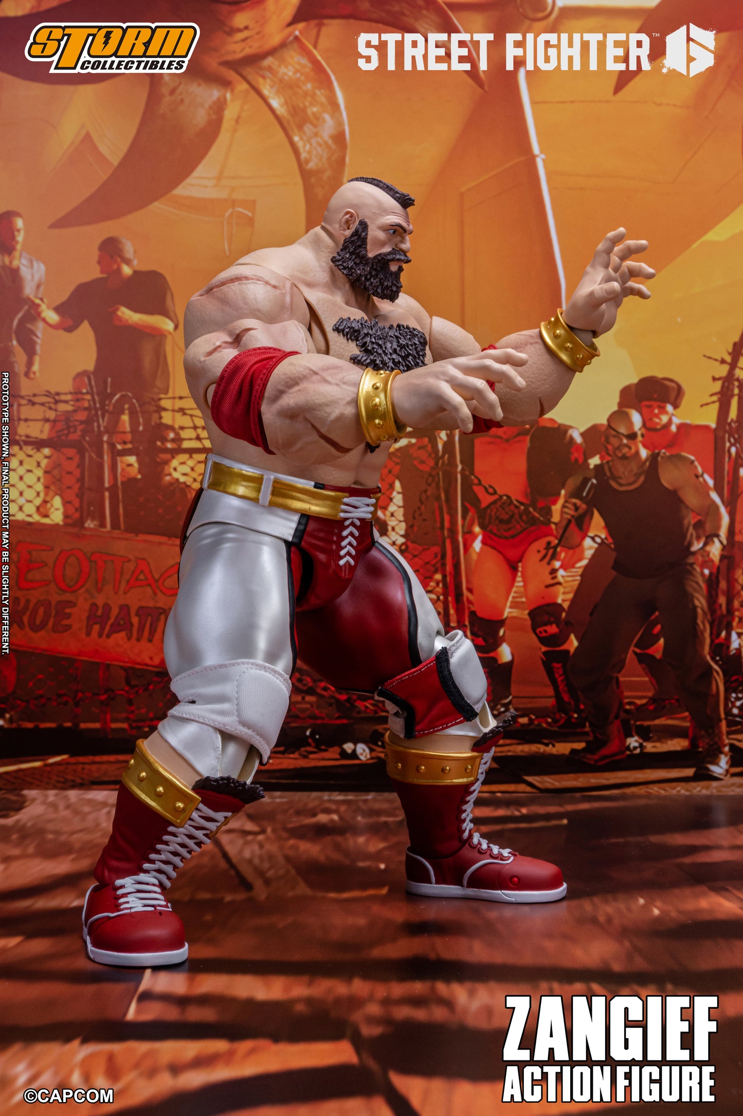 In Stock: ZANGIEF - STREET FIGHTER 6 Action Figure