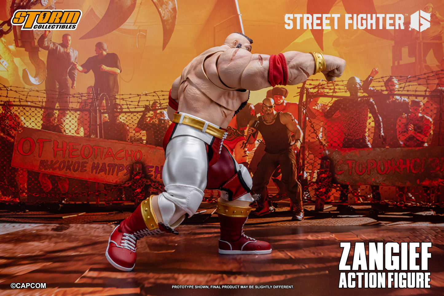 In Stock: ZANGIEF - STREET FIGHTER 6 Action Figure