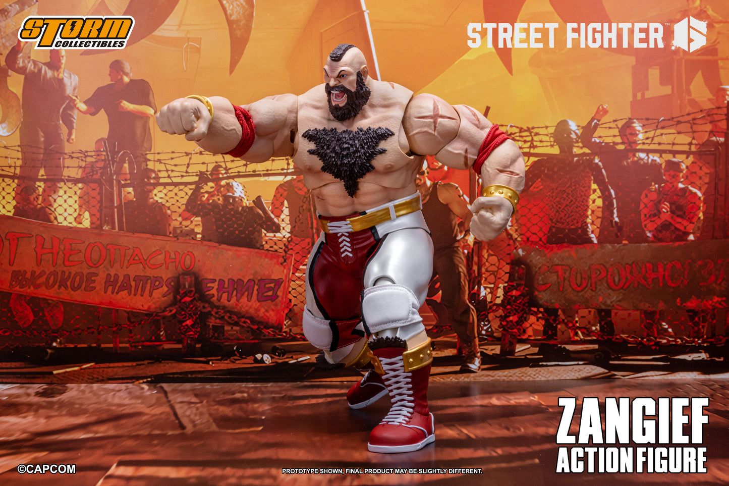 In Stock: ZANGIEF - STREET FIGHTER 6 Action Figure