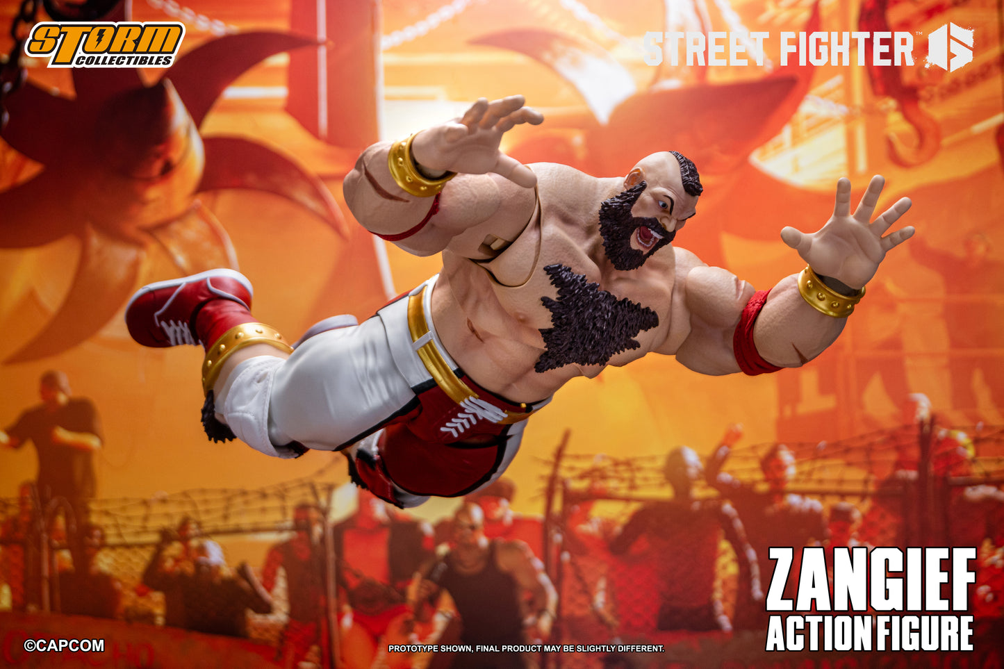 In Stock: ZANGIEF - STREET FIGHTER 6 Action Figure