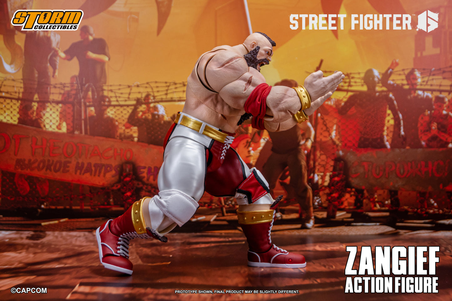 In Stock: ZANGIEF - STREET FIGHTER 6 Action Figure