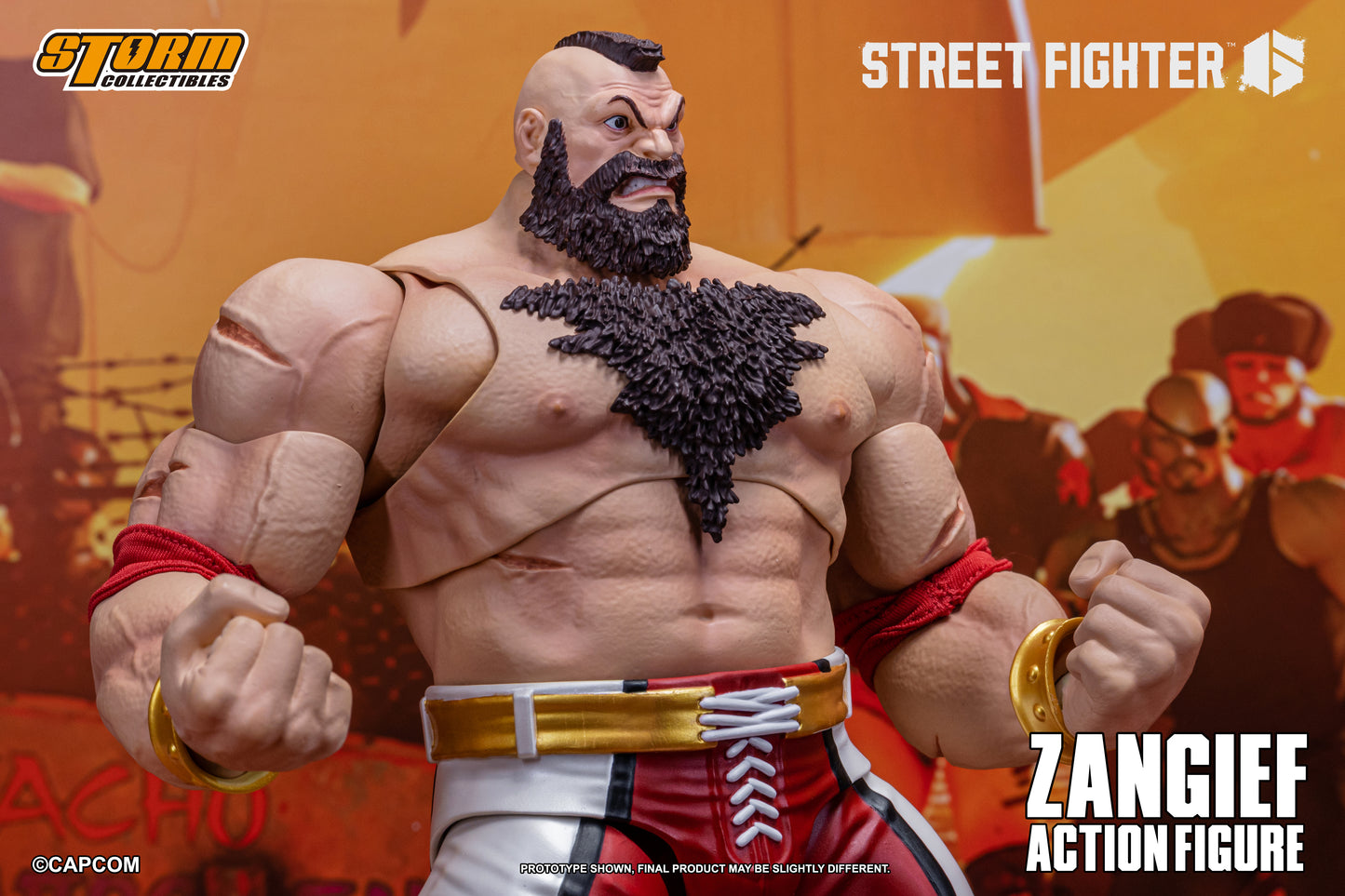 In Stock: ZANGIEF - STREET FIGHTER 6 Action Figure
