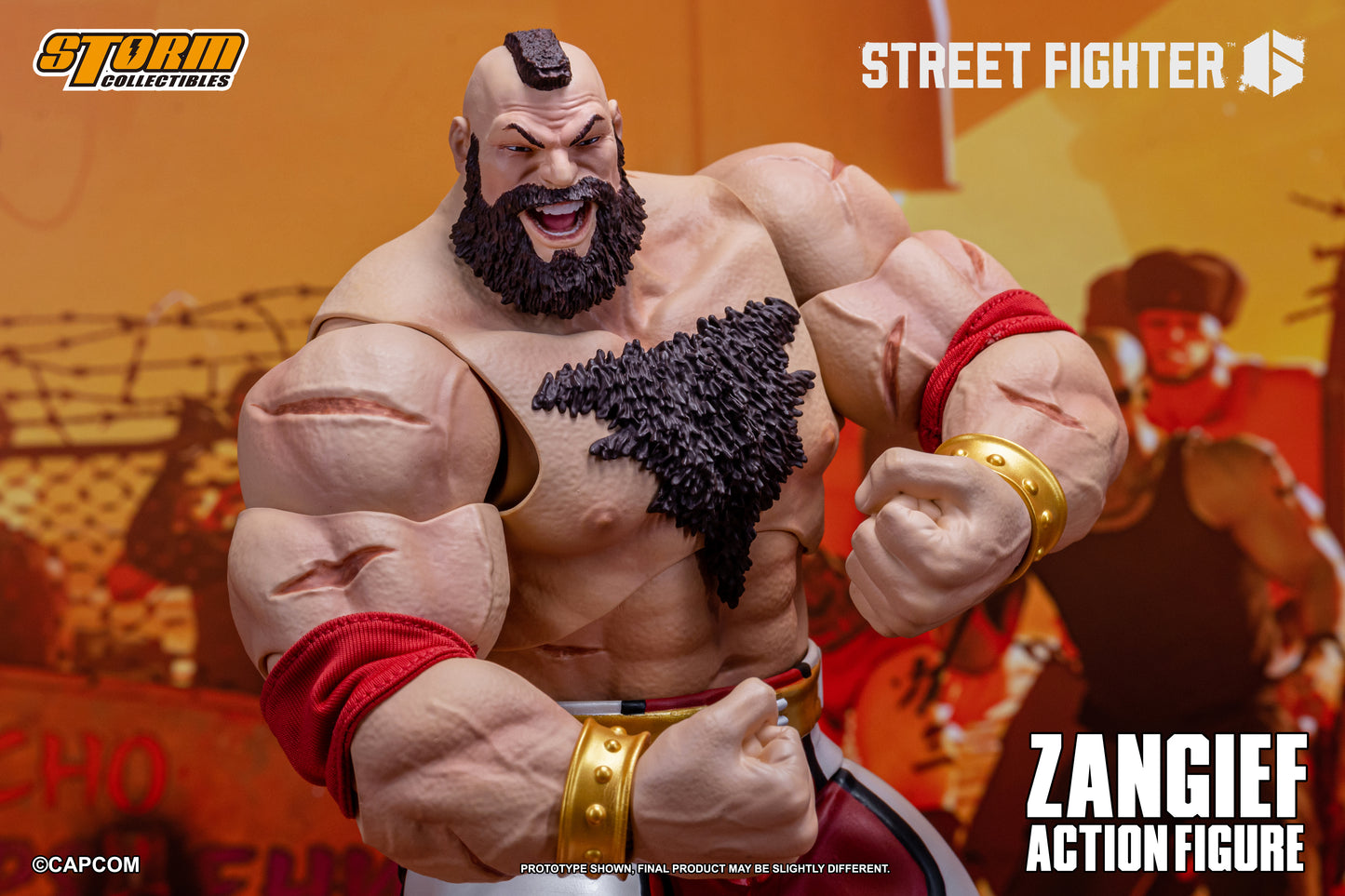In Stock: ZANGIEF - STREET FIGHTER 6 Action Figure