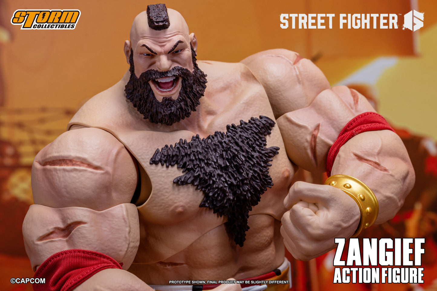 In Stock: ZANGIEF - STREET FIGHTER 6 Action Figure
