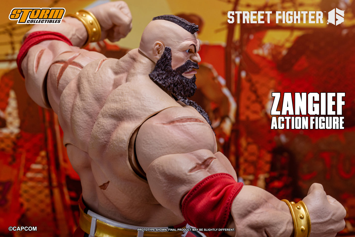 In Stock: ZANGIEF - STREET FIGHTER 6 Action Figure