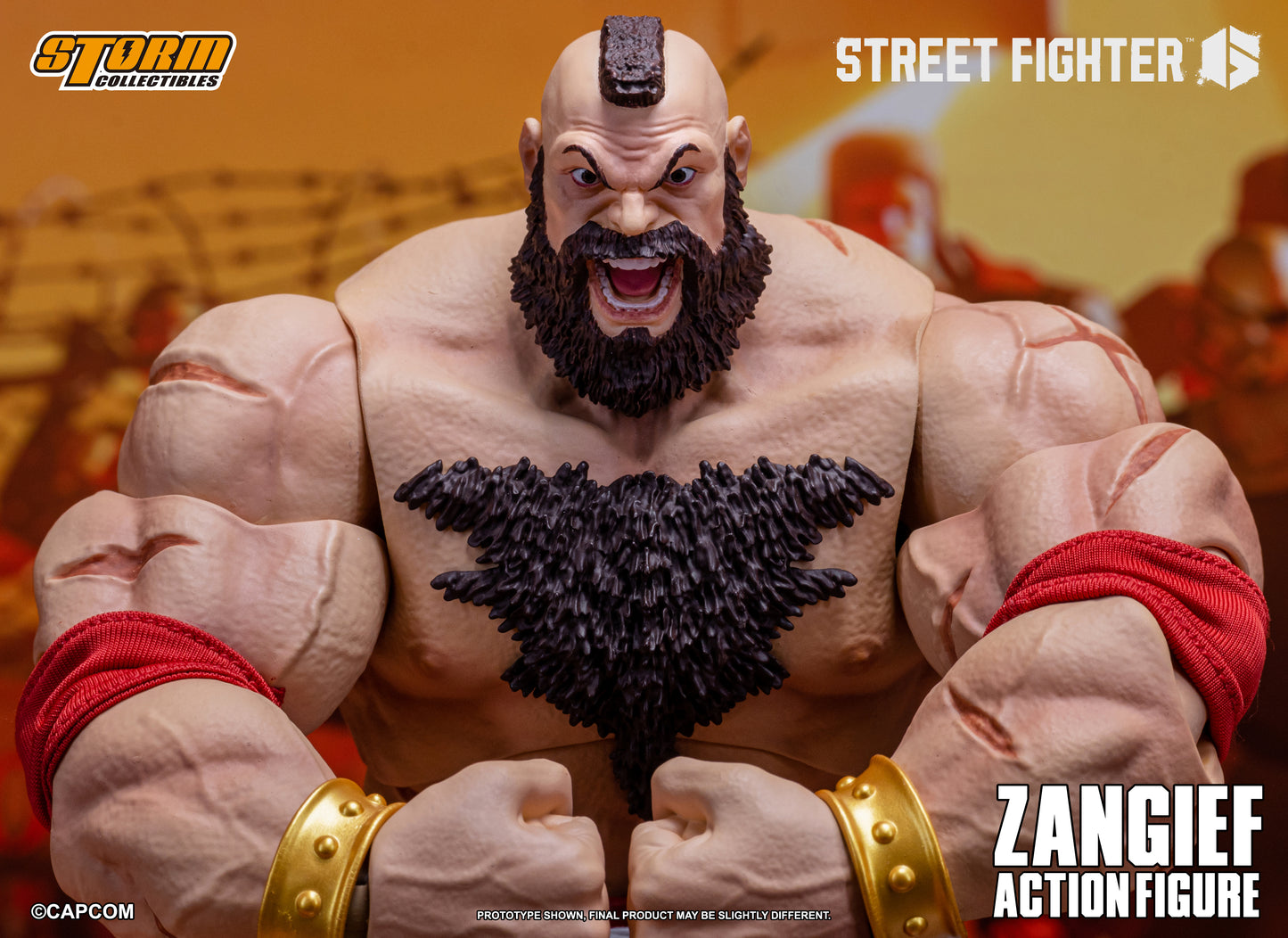 In Stock: ZANGIEF - STREET FIGHTER 6 Action Figure