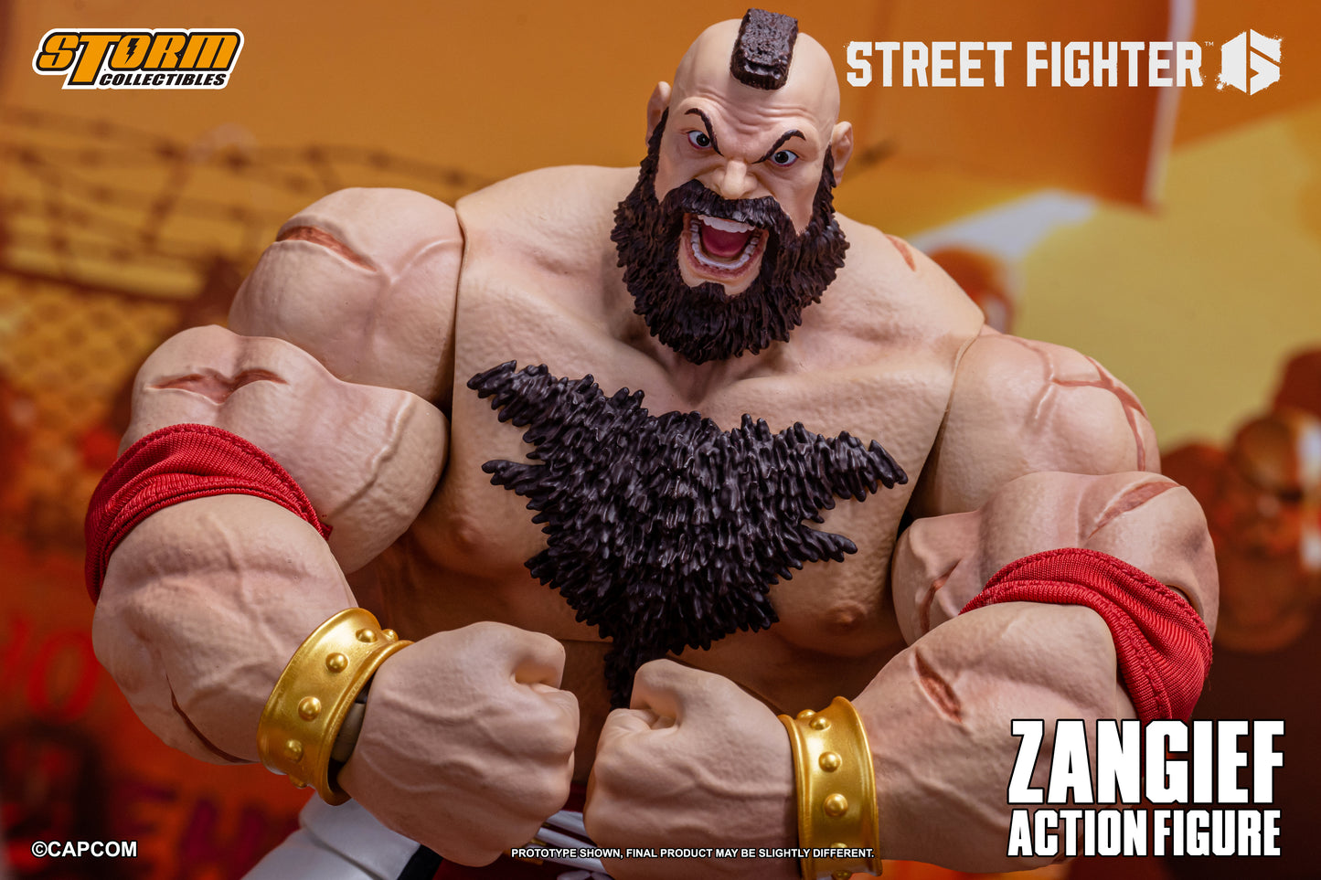 In Stock: ZANGIEF - STREET FIGHTER 6 Action Figure