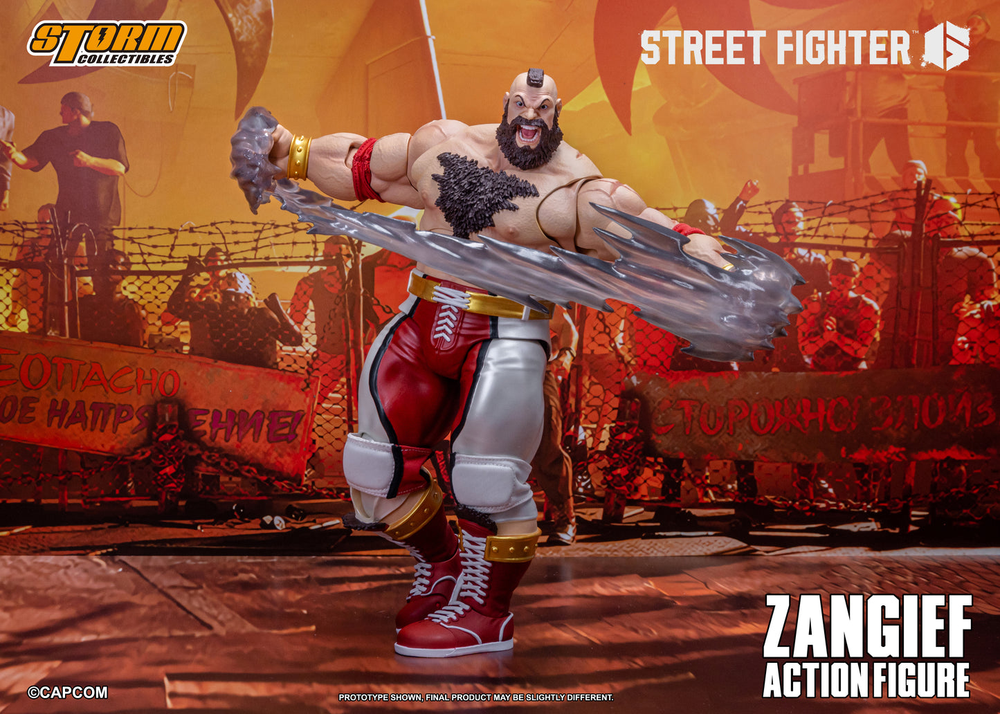 In Stock: ZANGIEF - STREET FIGHTER 6 Action Figure