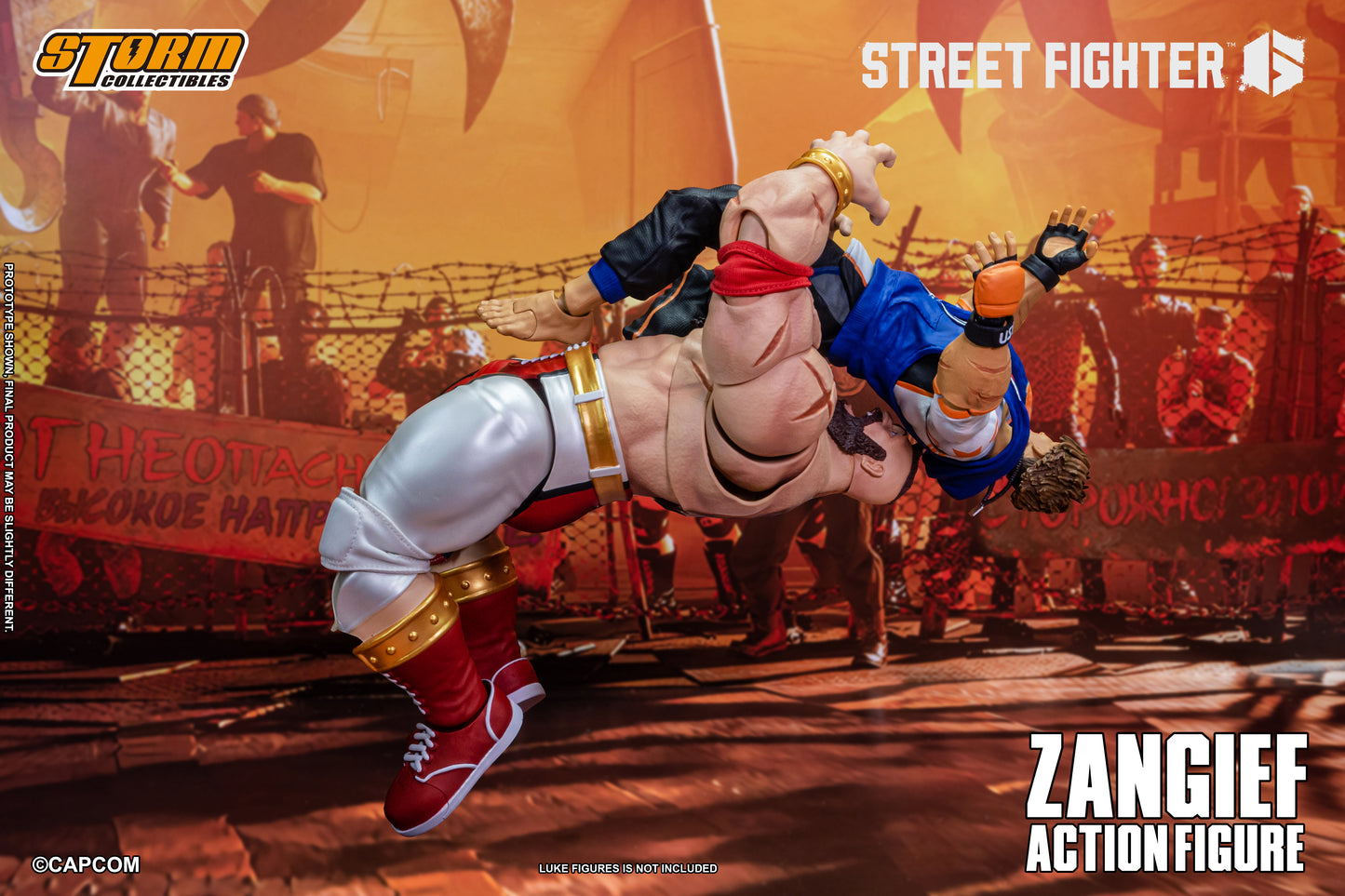 In Stock: ZANGIEF - STREET FIGHTER 6 Action Figure