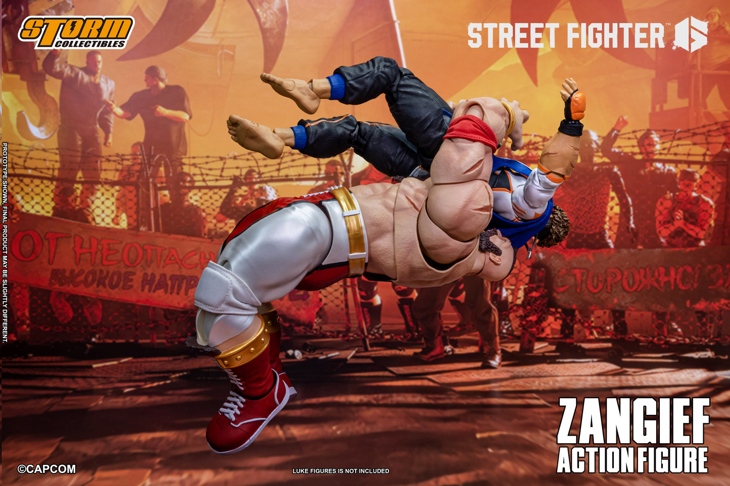 In Stock: ZANGIEF - STREET FIGHTER 6 Action Figure