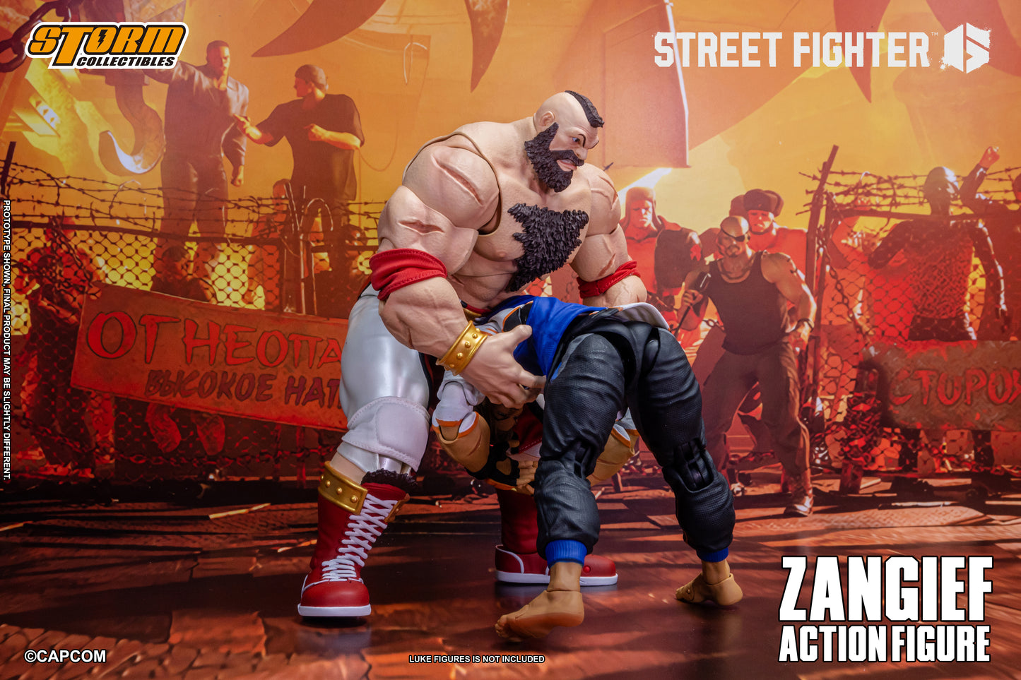 In Stock: ZANGIEF - STREET FIGHTER 6 Action Figure
