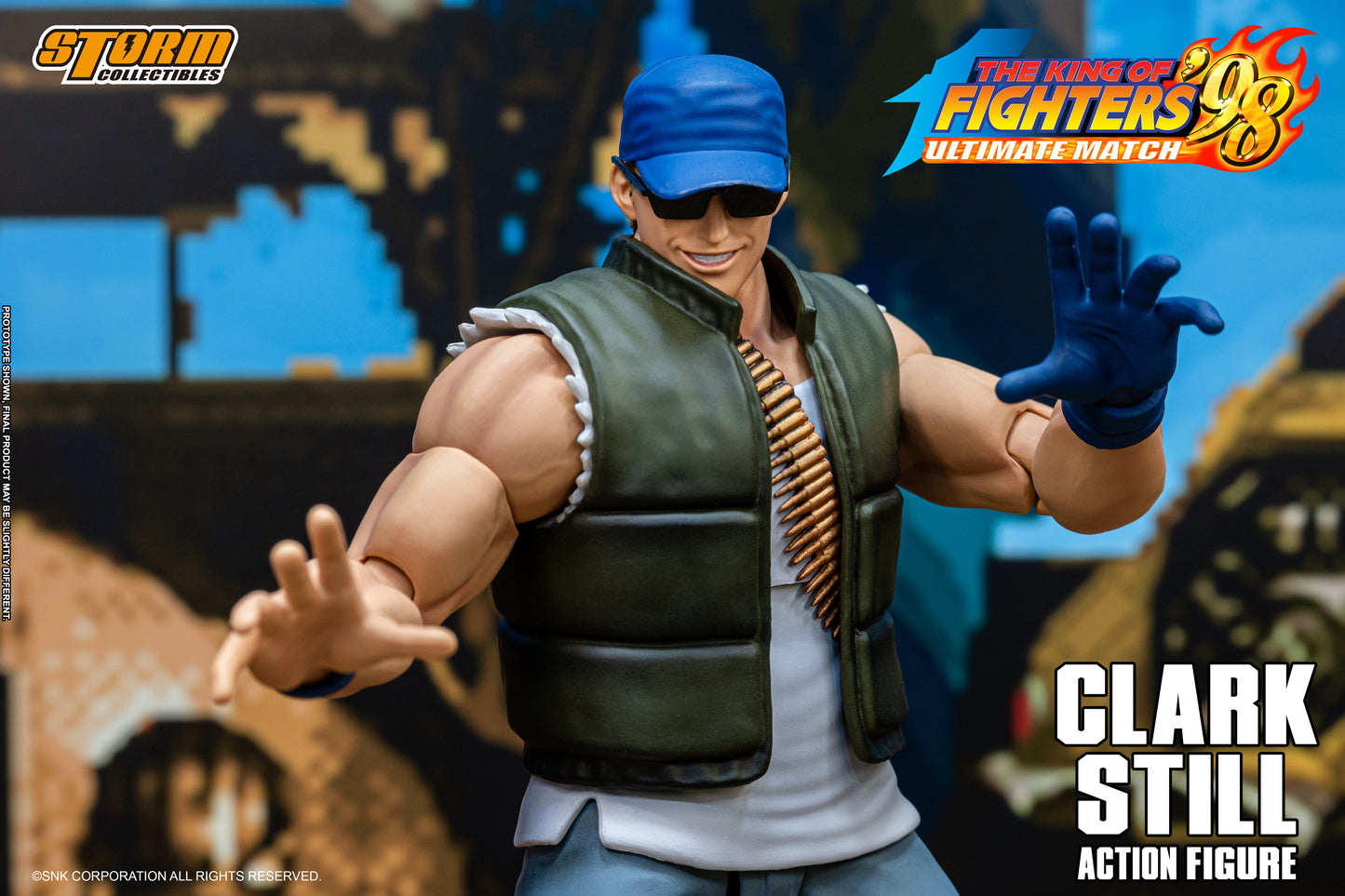 In Stock: CLARK STILL - The King of Fighter ‘98 UM Action Figure