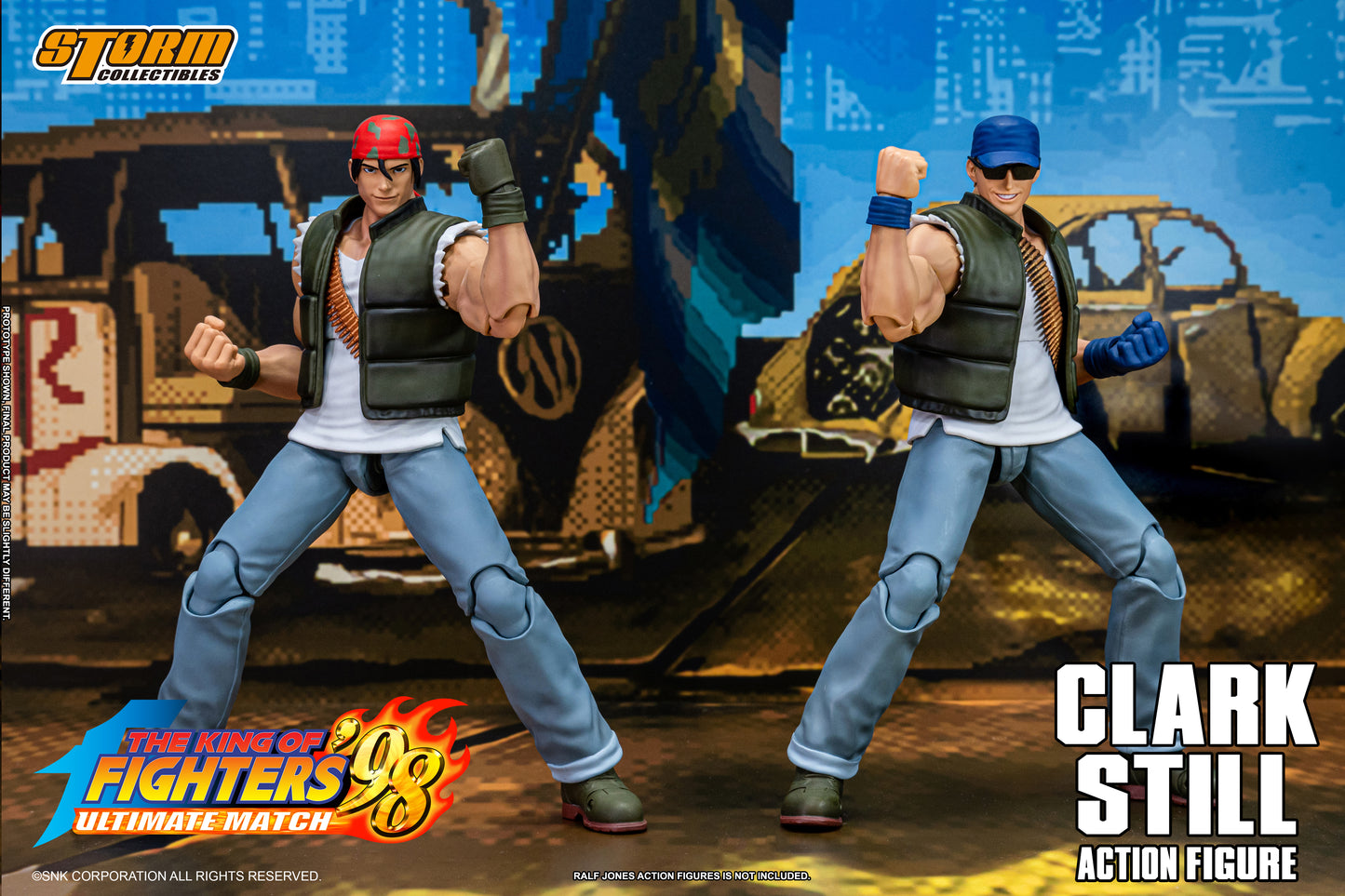In Stock: CLARK STILL - The King of Fighter ‘98 UM Action Figure