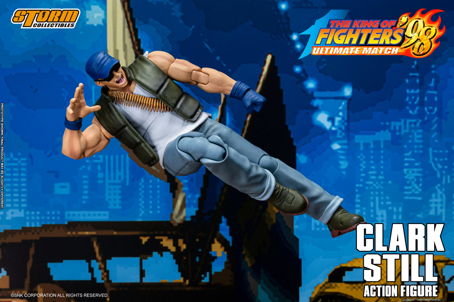 In Stock: CLARK STILL - The King of Fighter ‘98 UM Action Figure
