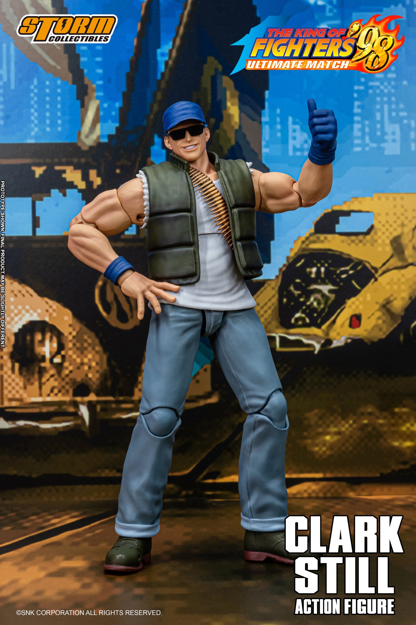 In Stock: CLARK STILL - The King of Fighter ‘98 UM Action Figure