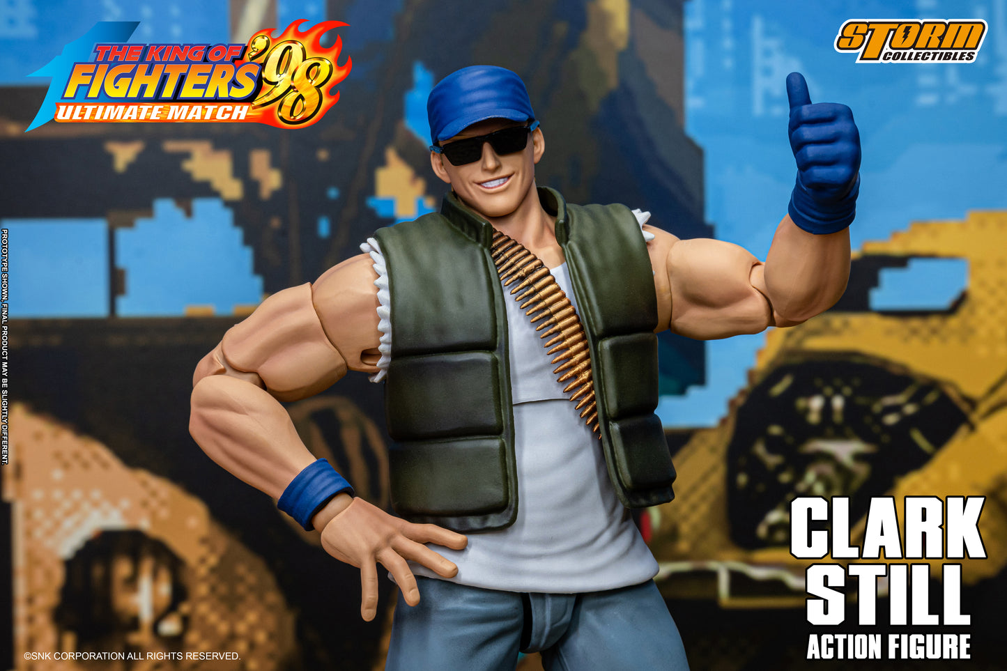 In Stock: CLARK STILL - The King of Fighter ‘98 UM Action Figure