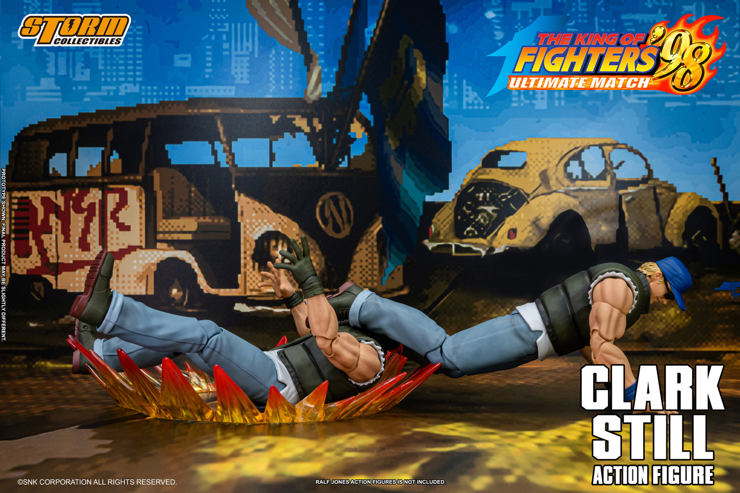 In Stock: CLARK STILL - The King of Fighter ‘98 UM Action Figure