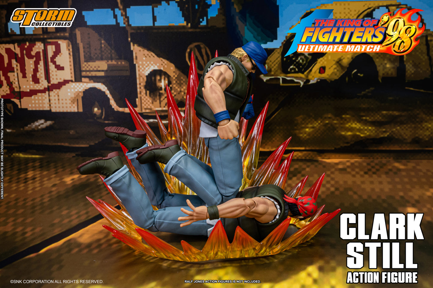 In Stock: CLARK STILL - The King of Fighter ‘98 UM Action Figure