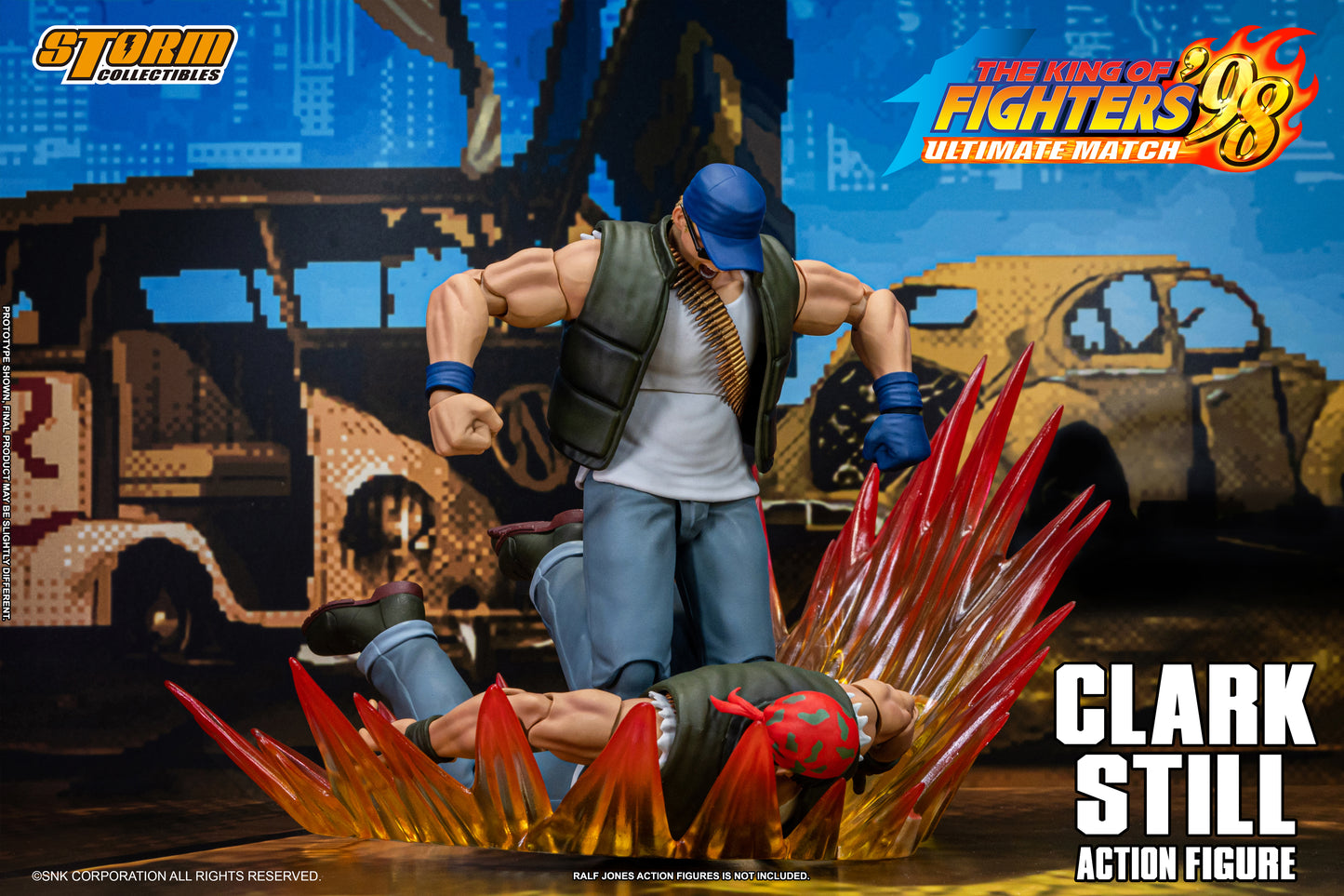 In Stock: CLARK STILL - The King of Fighter ‘98 UM Action Figure