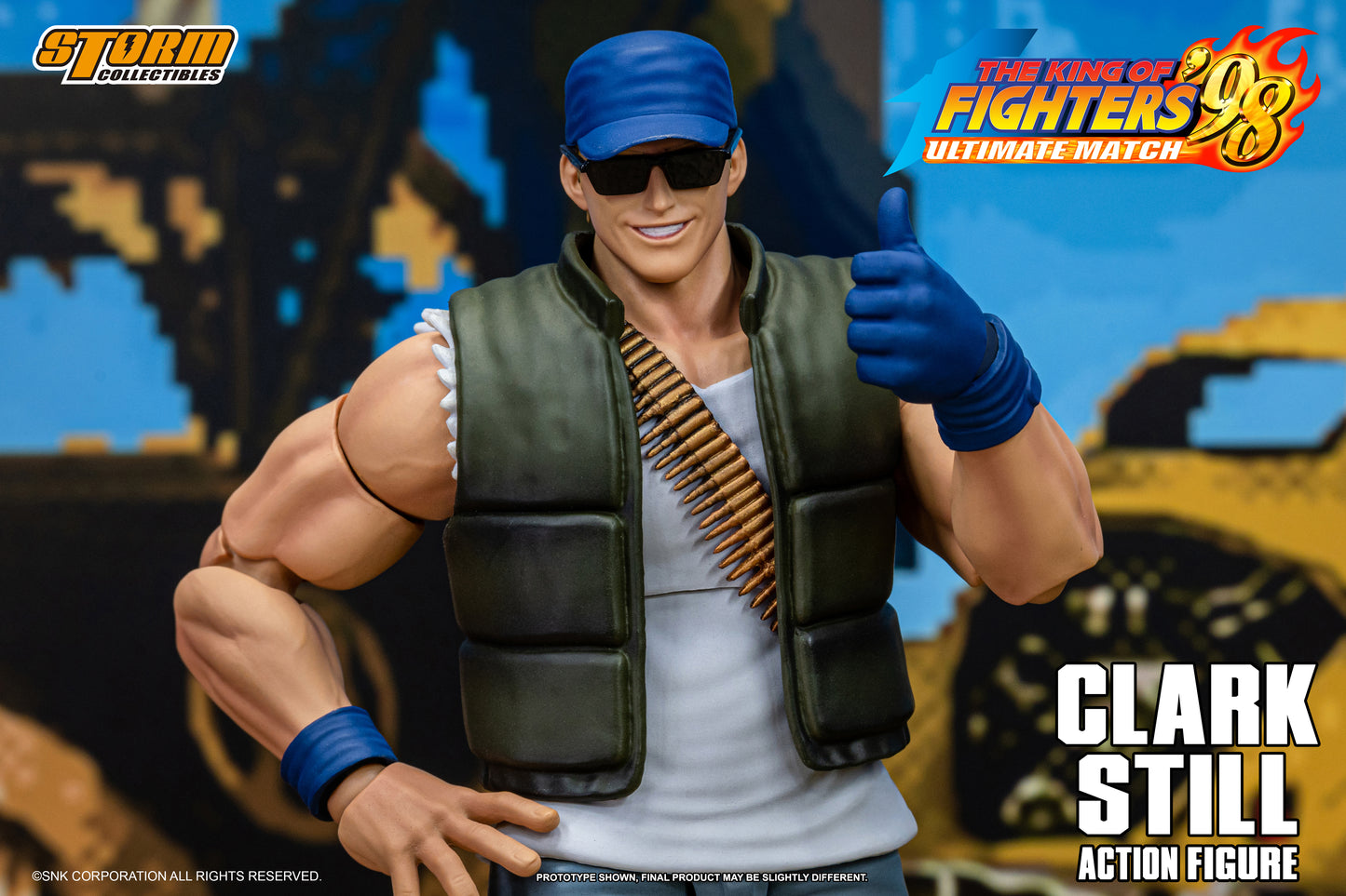 In Stock: CLARK STILL - The King of Fighter ‘98 UM Action Figure