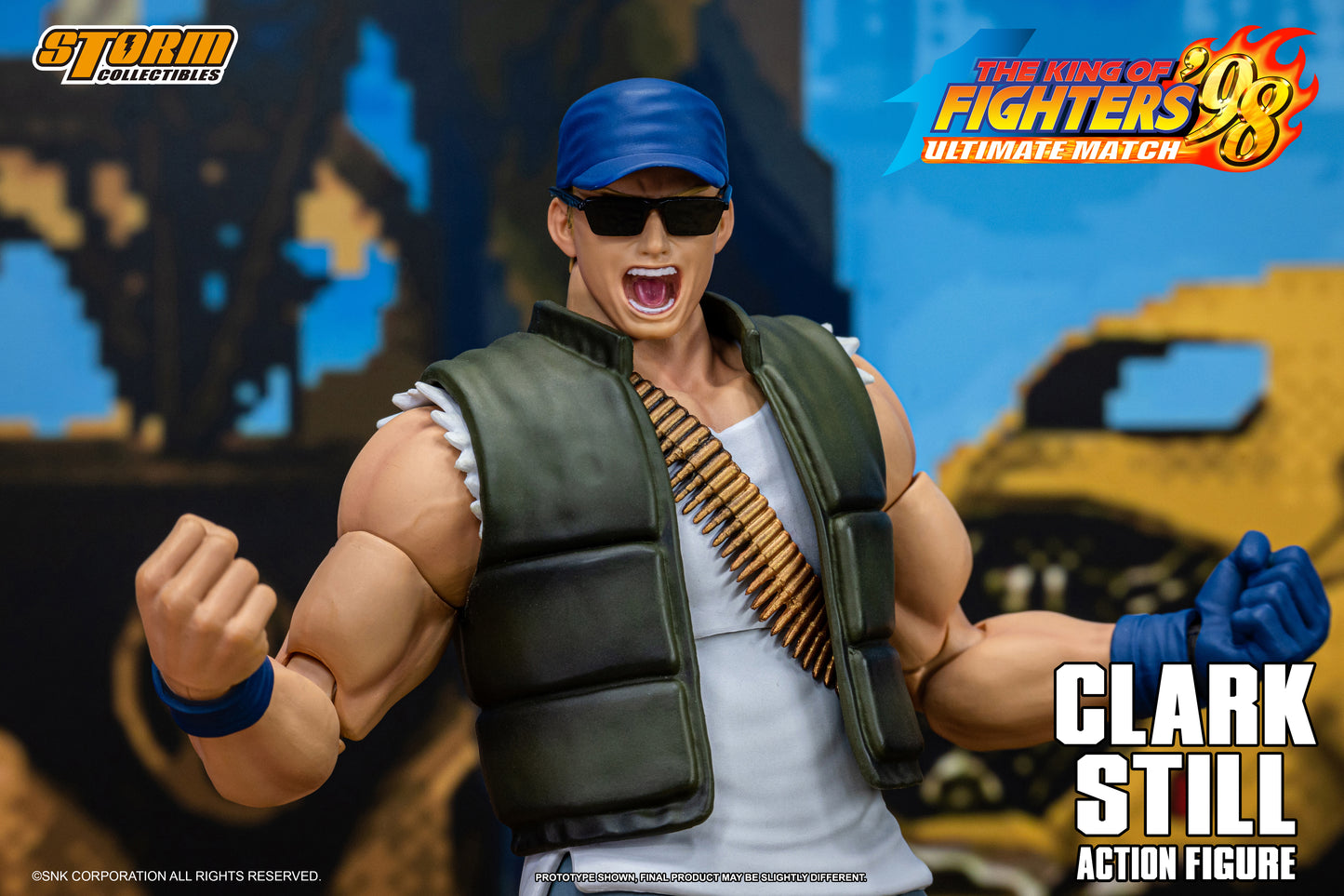 In Stock: CLARK STILL - The King of Fighter ‘98 UM Action Figure