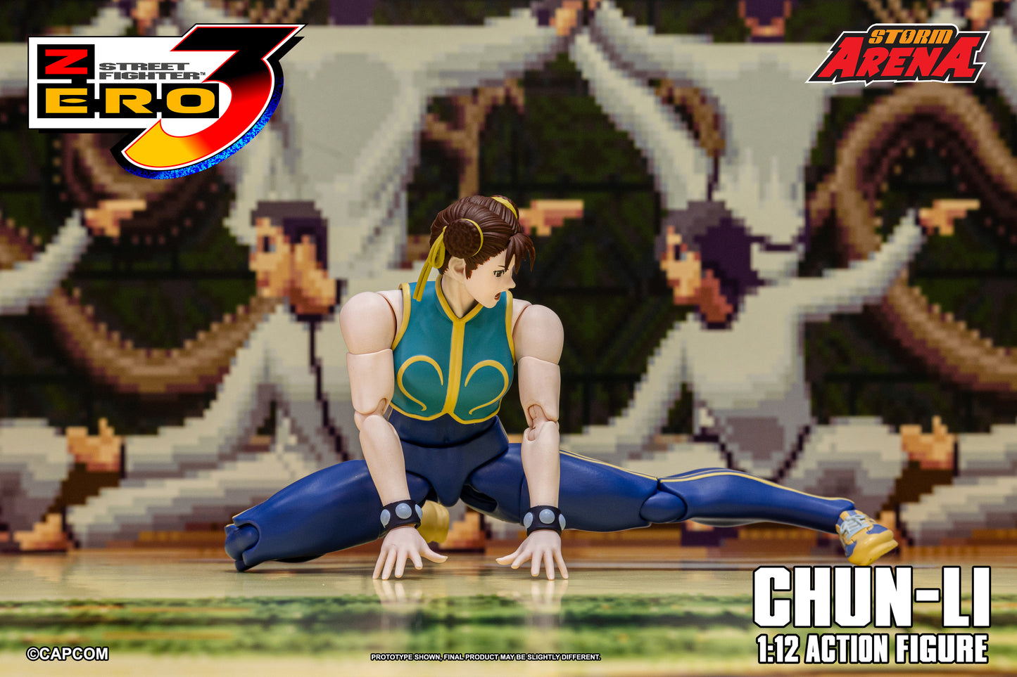 Pre-order: CHUN-LI - STREET FIGHTER ALPHA (ZERO) 3 "STORM ARENA" 1/12 Scale