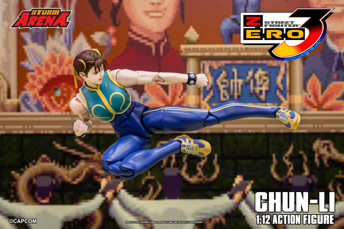 Pre-order: CHUN-LI - STREET FIGHTER ALPHA (ZERO) 3 "STORM ARENA" 1/12 Scale