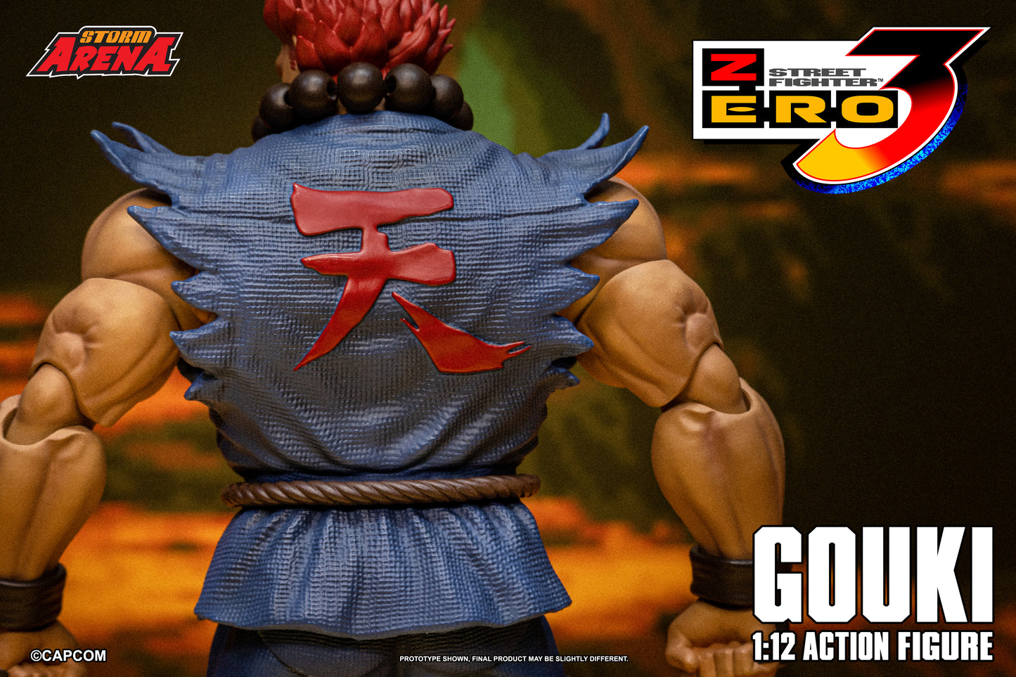 Pre-order: AKUMA (GOUKI) - STREET FIGHTER ALPHA (ZERO) 3 "STORM ARENA" 1/12 Scale