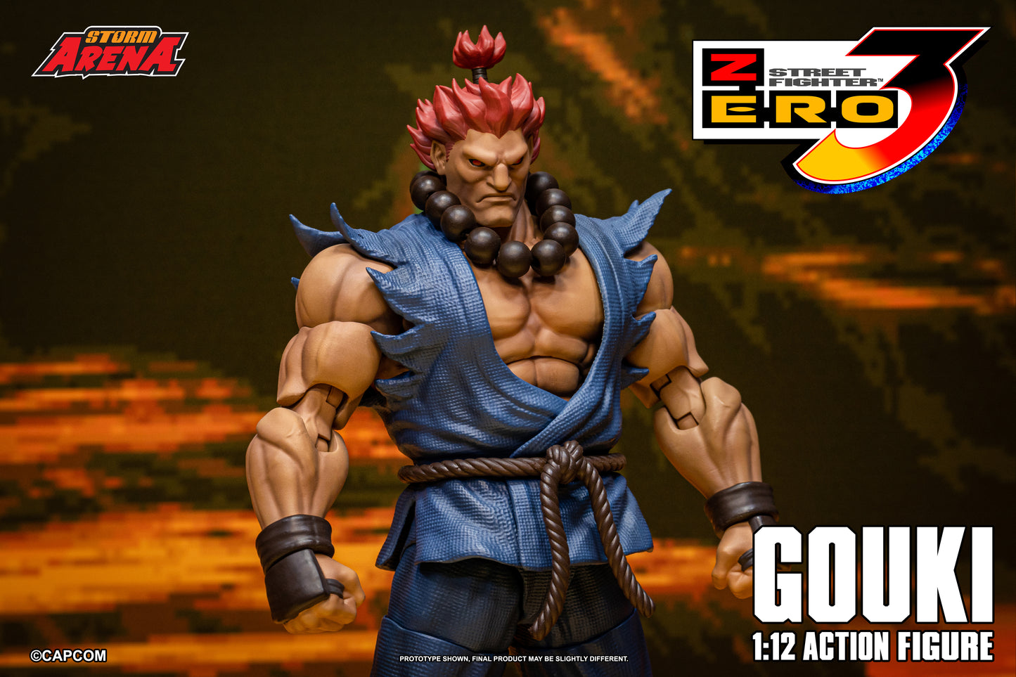 Pre-order: AKUMA (GOUKI) - STREET FIGHTER ALPHA (ZERO) 3 "STORM ARENA" 1/12 Scale