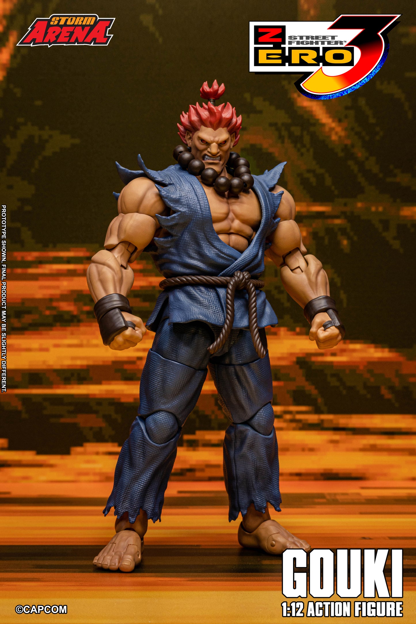 Pre-order: AKUMA (GOUKI) - STREET FIGHTER ALPHA (ZERO) 3 "STORM ARENA" 1/12 Scale