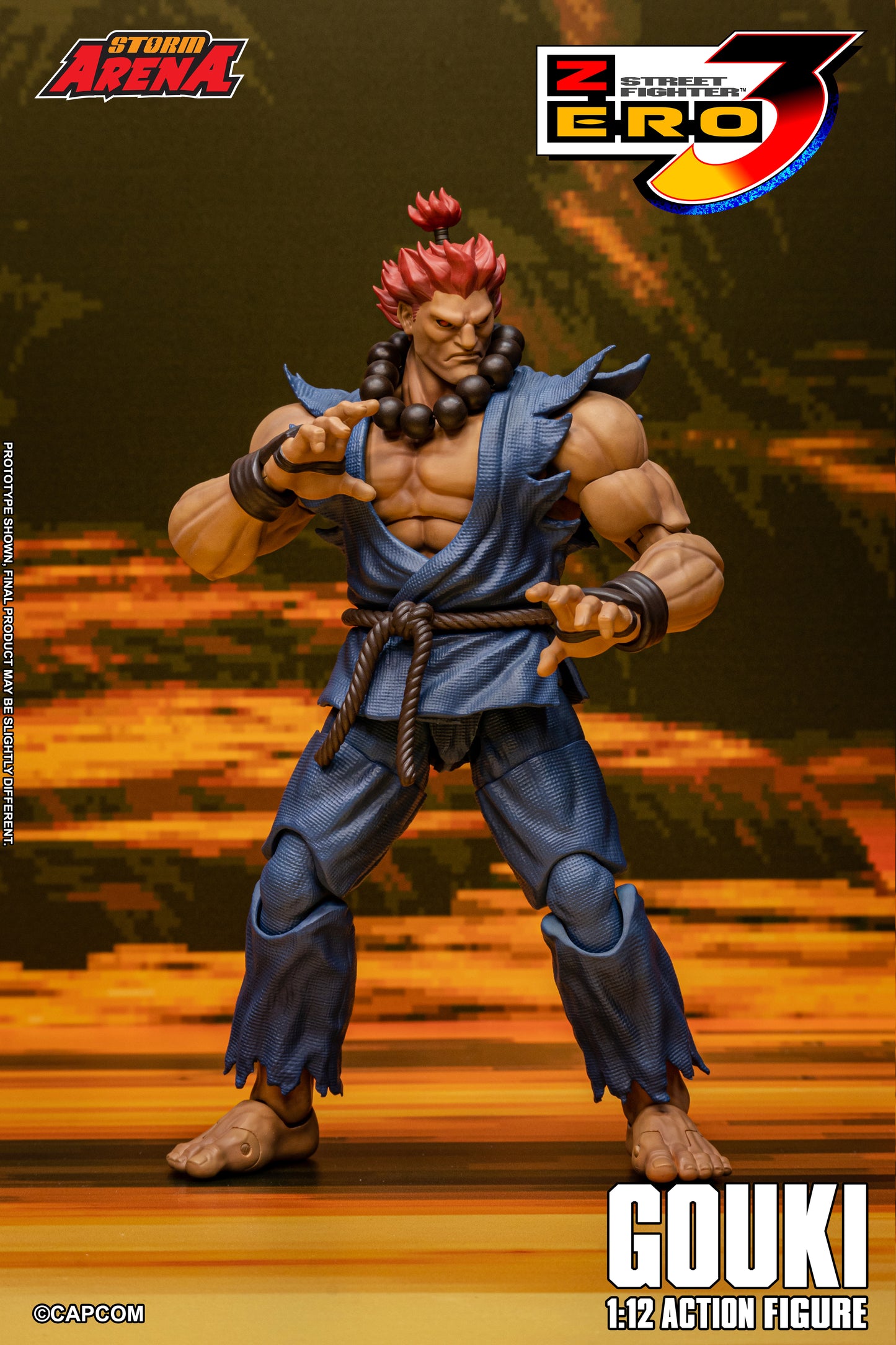 Pre-order: AKUMA (GOUKI) - STREET FIGHTER ALPHA (ZERO) 3 "STORM ARENA" 1/12 Scale