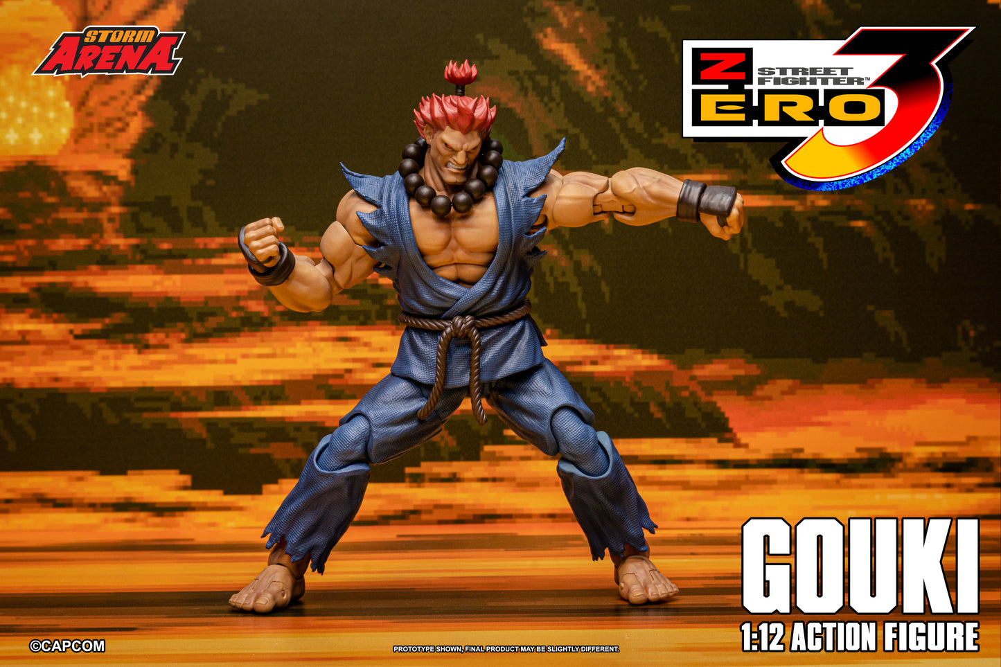 Pre-order: AKUMA (GOUKI) - STREET FIGHTER ALPHA (ZERO) 3 "STORM ARENA" 1/12 Scale