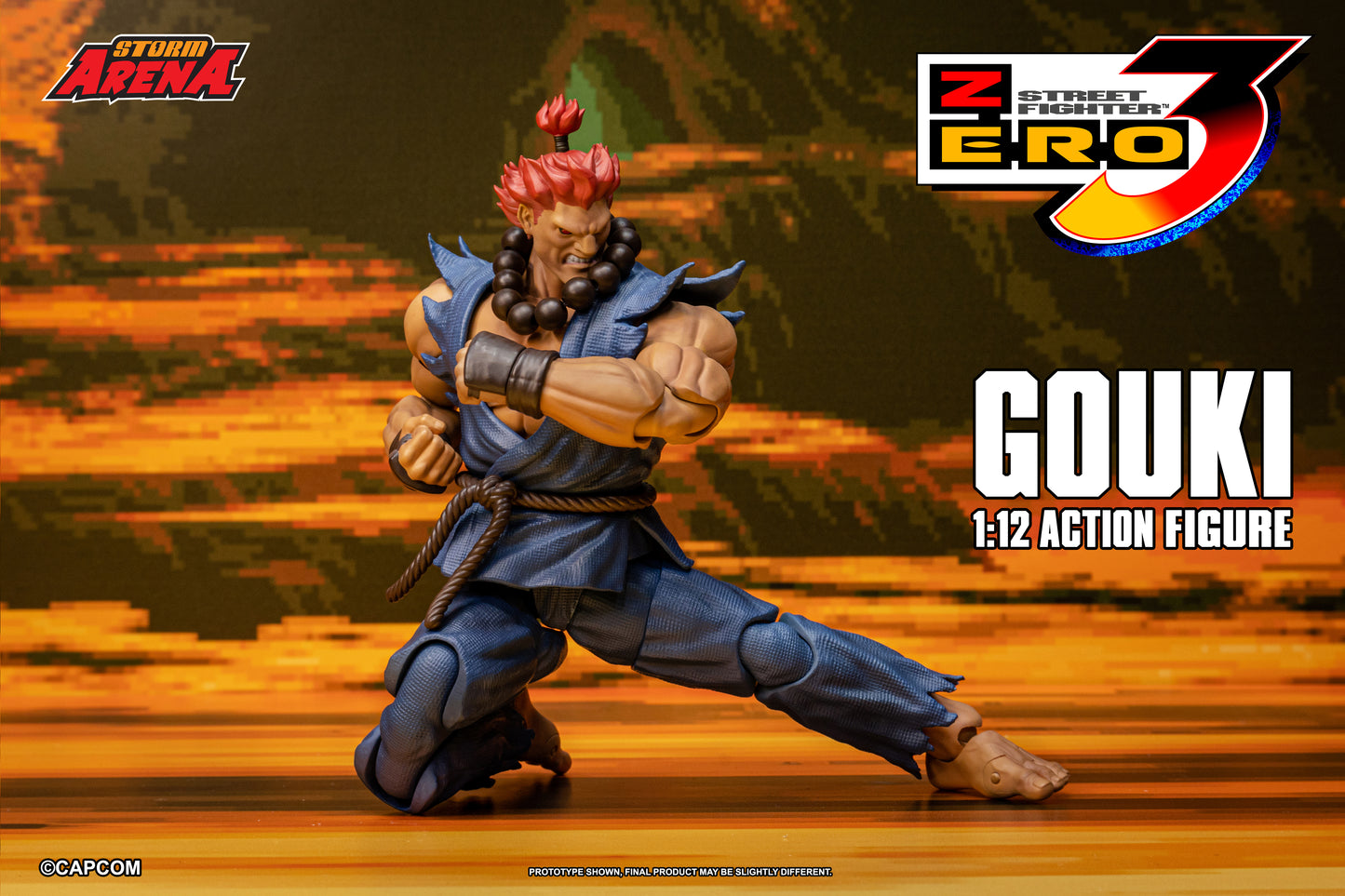 Pre-order: AKUMA (GOUKI) - STREET FIGHTER ALPHA (ZERO) 3 "STORM ARENA" 1/12 Scale