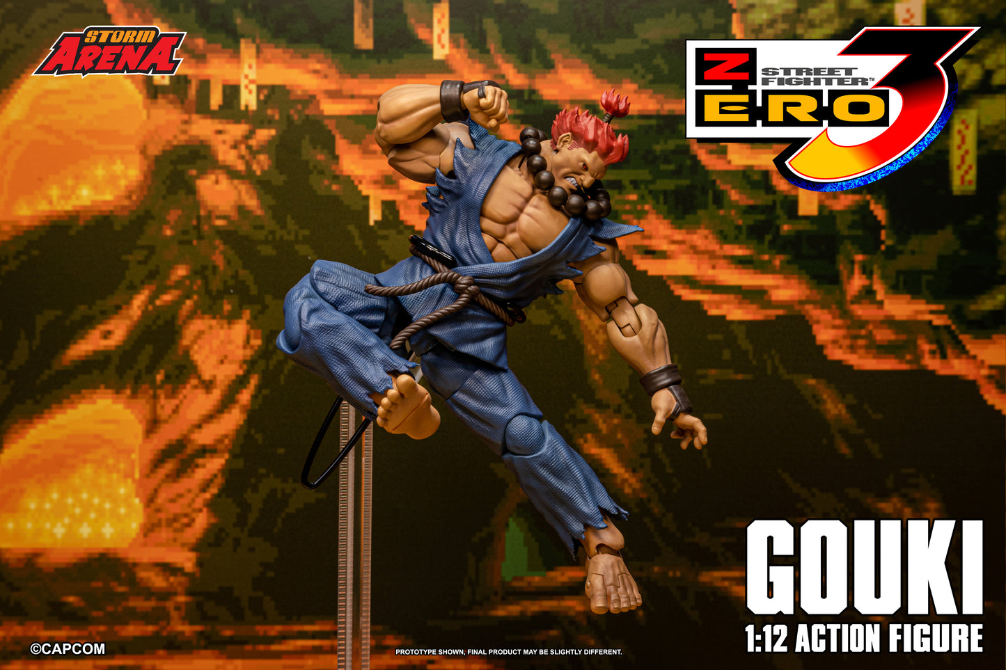 Pre-order: AKUMA (GOUKI) - STREET FIGHTER ALPHA (ZERO) 3 "STORM ARENA" 1/12 Scale