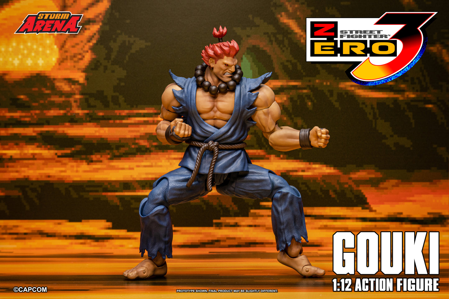 Pre-order: AKUMA (GOUKI) - STREET FIGHTER ALPHA (ZERO) 3 "STORM ARENA" 1/12 Scale