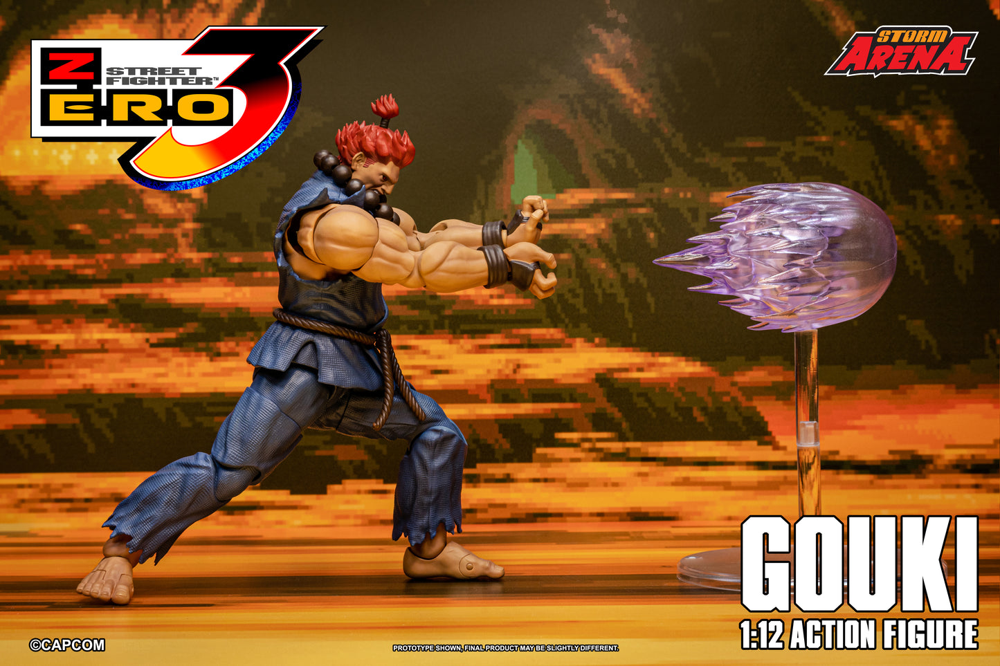 Pre-order: AKUMA (GOUKI) - STREET FIGHTER ALPHA (ZERO) 3 "STORM ARENA" 1/12 Scale
