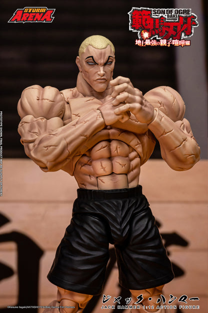 Pre-order: JACK HAMMER - BAKI HANMA STORM ARENA 1/12 Scale