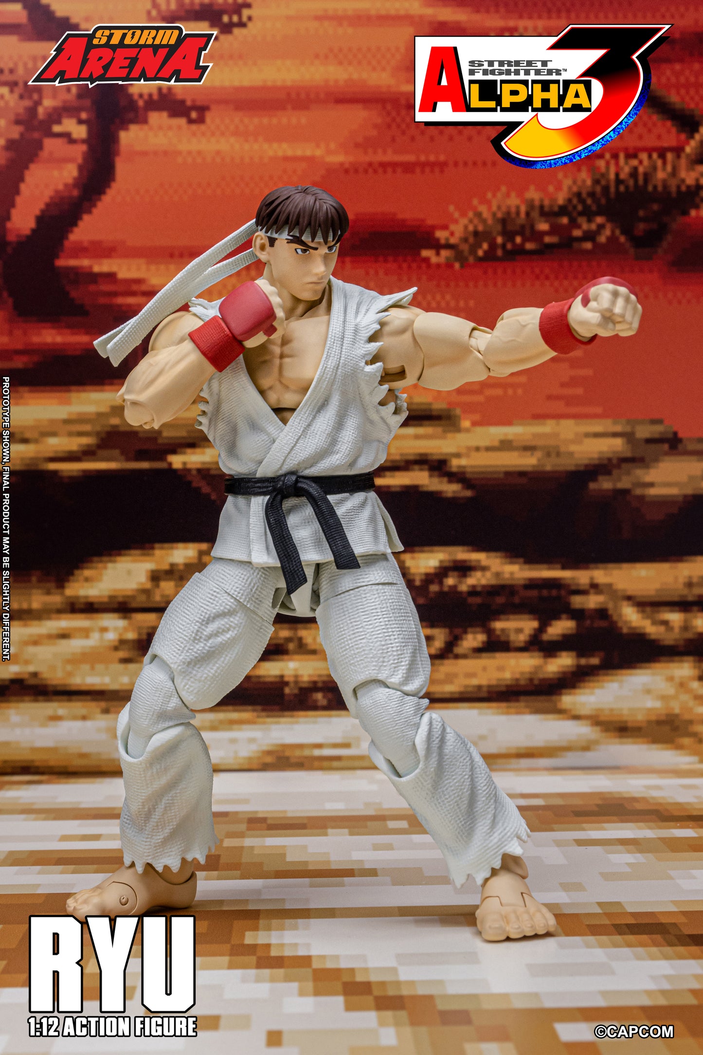 In Stock: RYU - STREET FIGHTER ALPHA (ZERO) 3 "STORM ARENA" 1/12 Scale