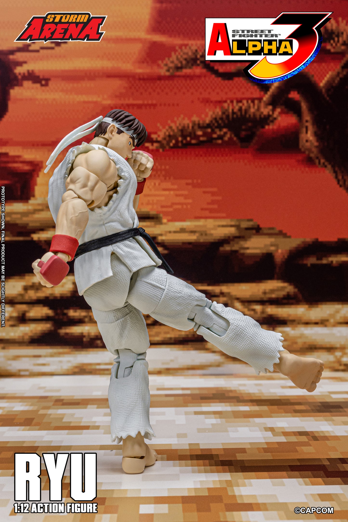 In Stock: RYU - STREET FIGHTER ALPHA (ZERO) 3 "STORM ARENA" 1/12 Scale