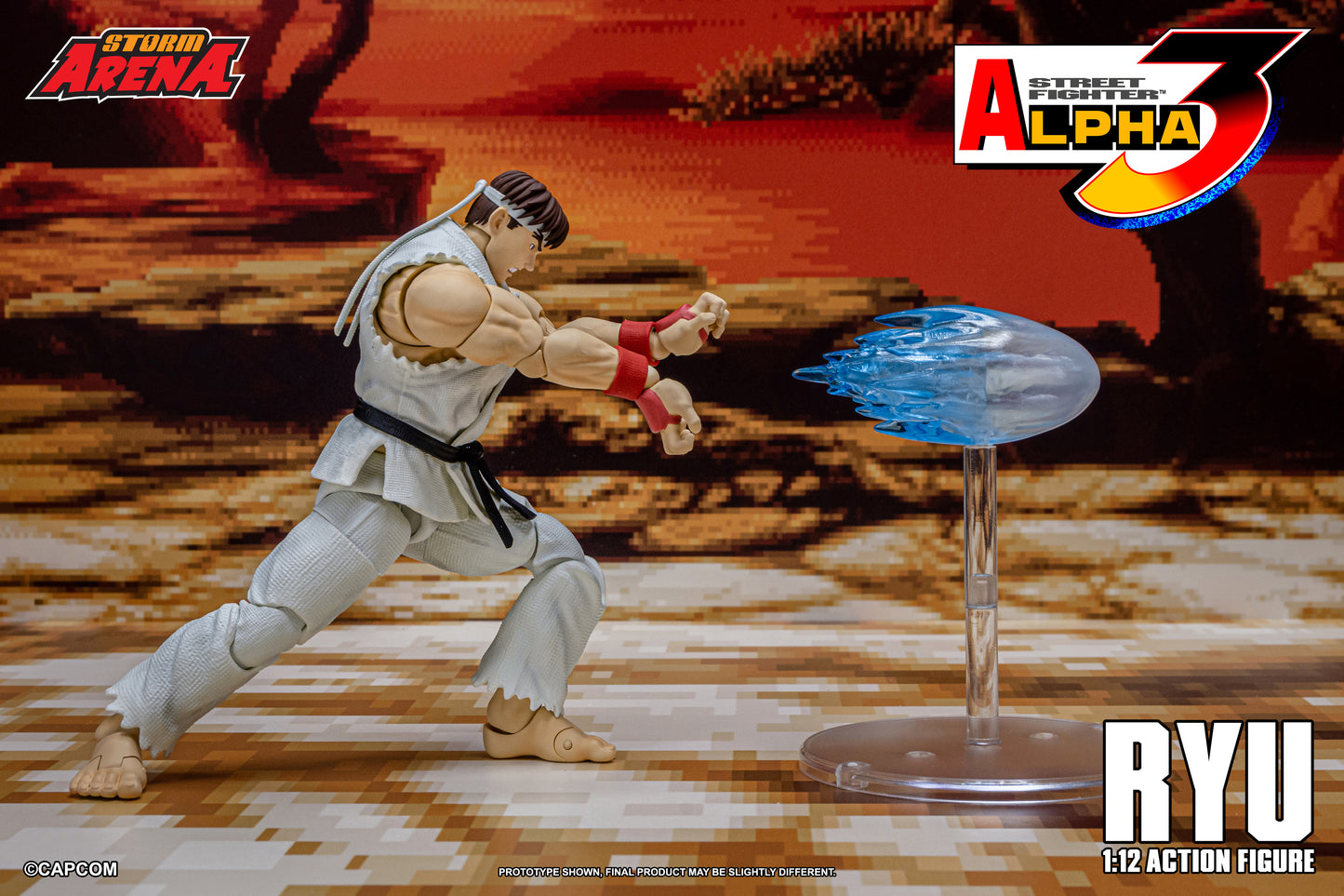 In Stock: RYU - STREET FIGHTER ALPHA (ZERO) 3 "STORM ARENA" 1/12 Scale