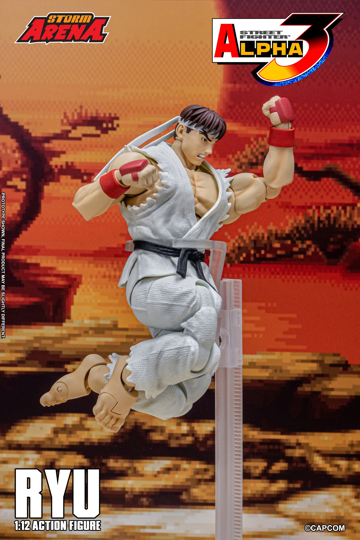 In Stock: RYU - STREET FIGHTER ALPHA (ZERO) 3 "STORM ARENA" 1/12 Scale