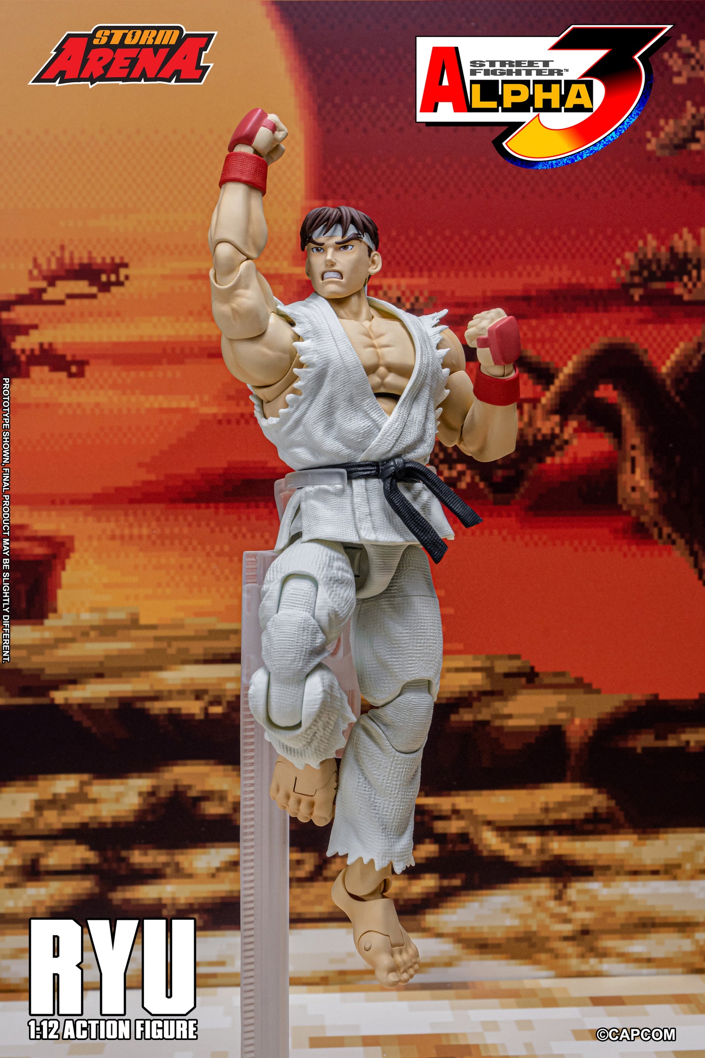 In Stock: RYU - STREET FIGHTER ALPHA (ZERO) 3 "STORM ARENA" 1/12 Scale