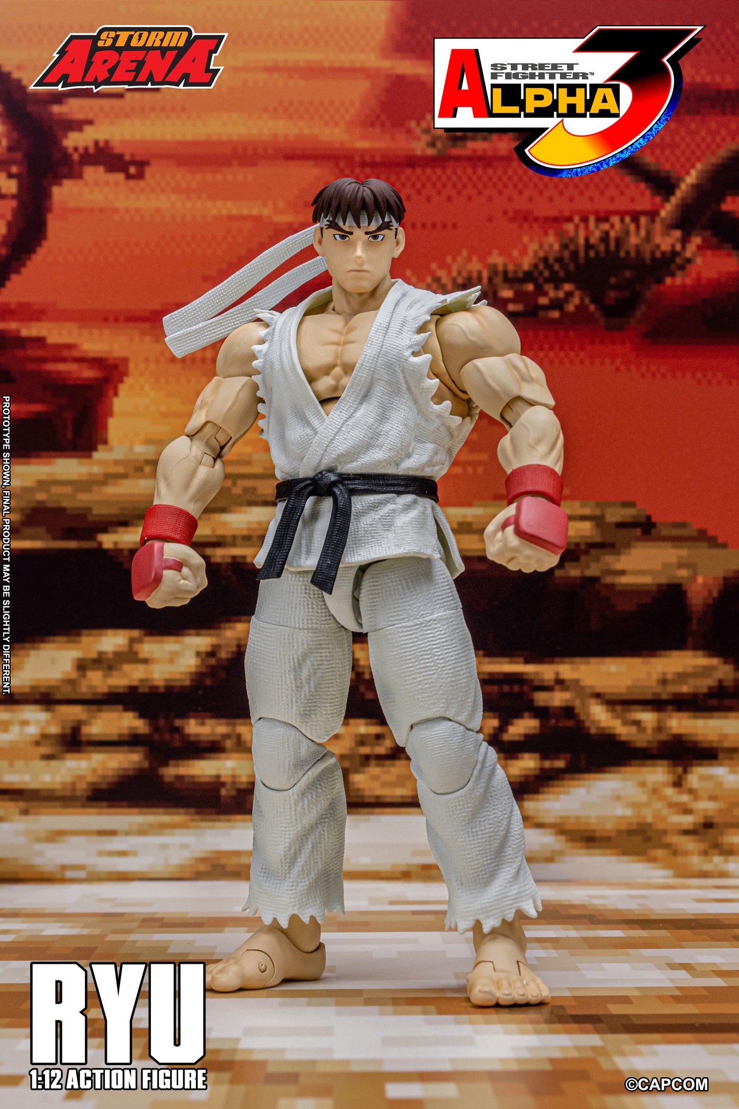 In Stock: RYU - STREET FIGHTER ALPHA (ZERO) 3 "STORM ARENA" 1/12 Scale