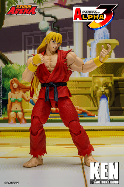 In Stock: KEN - STREET FIGHTER ALPHA (ZERO) 3 "STORM ARENA" 1/12 Scale