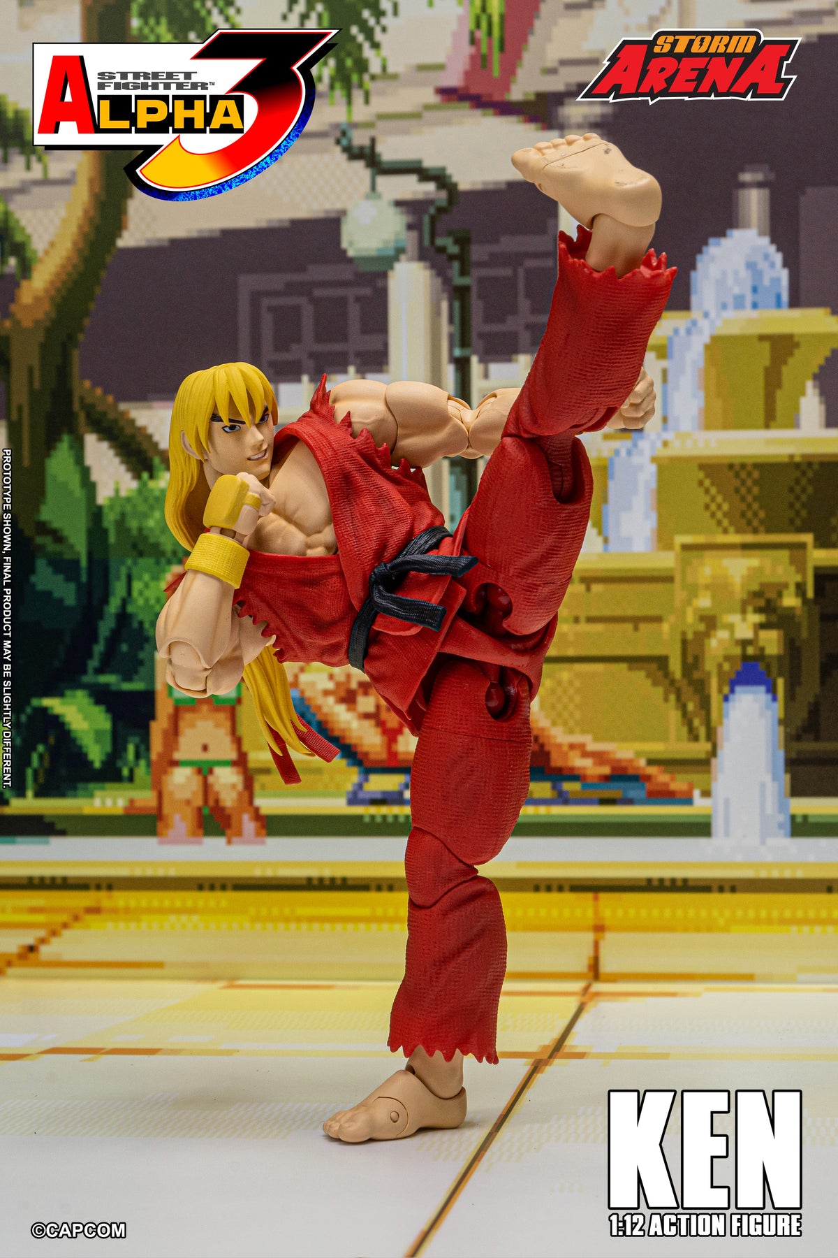 In Stock: KEN - STREET FIGHTER ALPHA (ZERO) 3 "STORM ARENA" 1/12 Scale