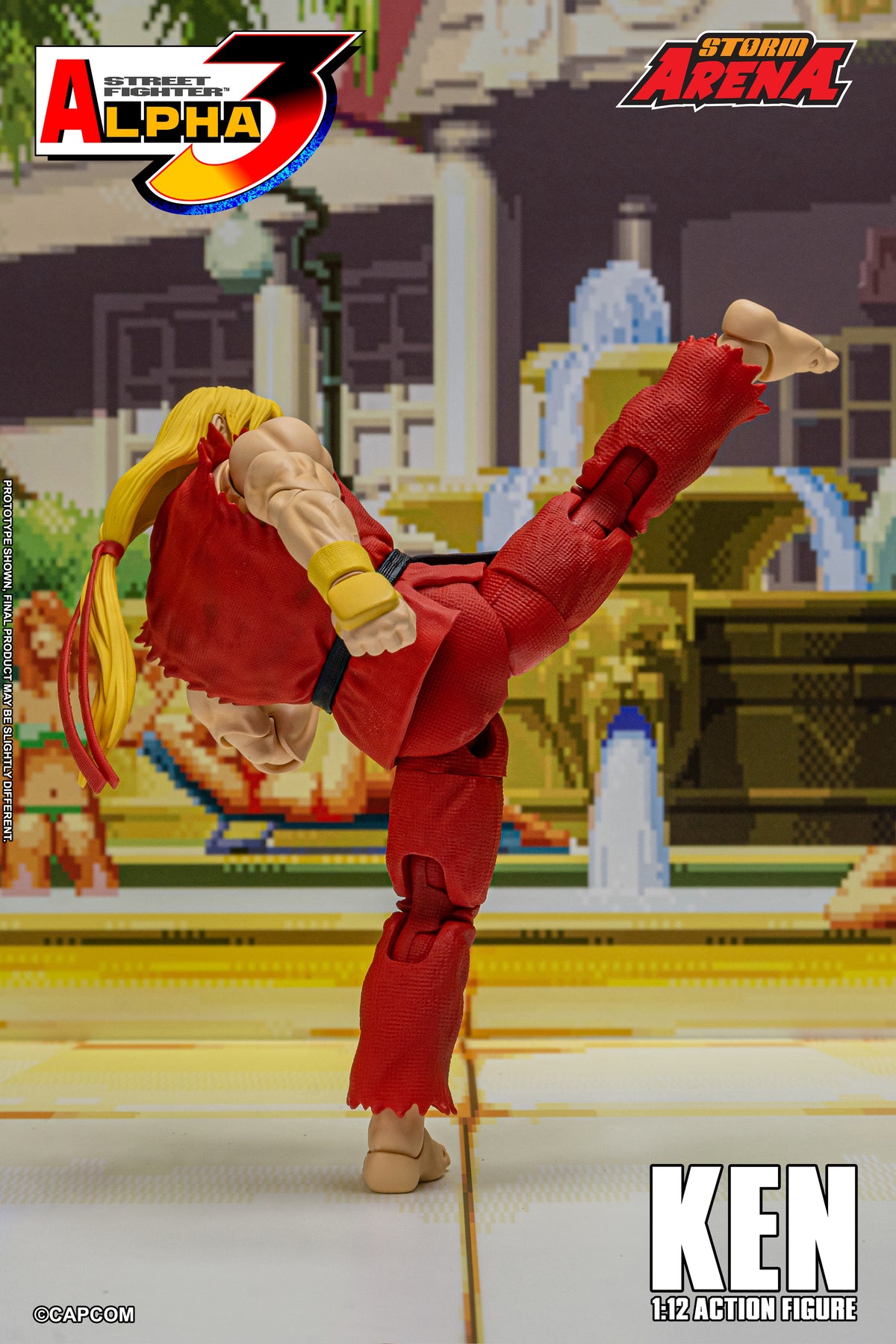 In Stock: KEN - STREET FIGHTER ALPHA (ZERO) 3 "STORM ARENA" 1/12 Scale