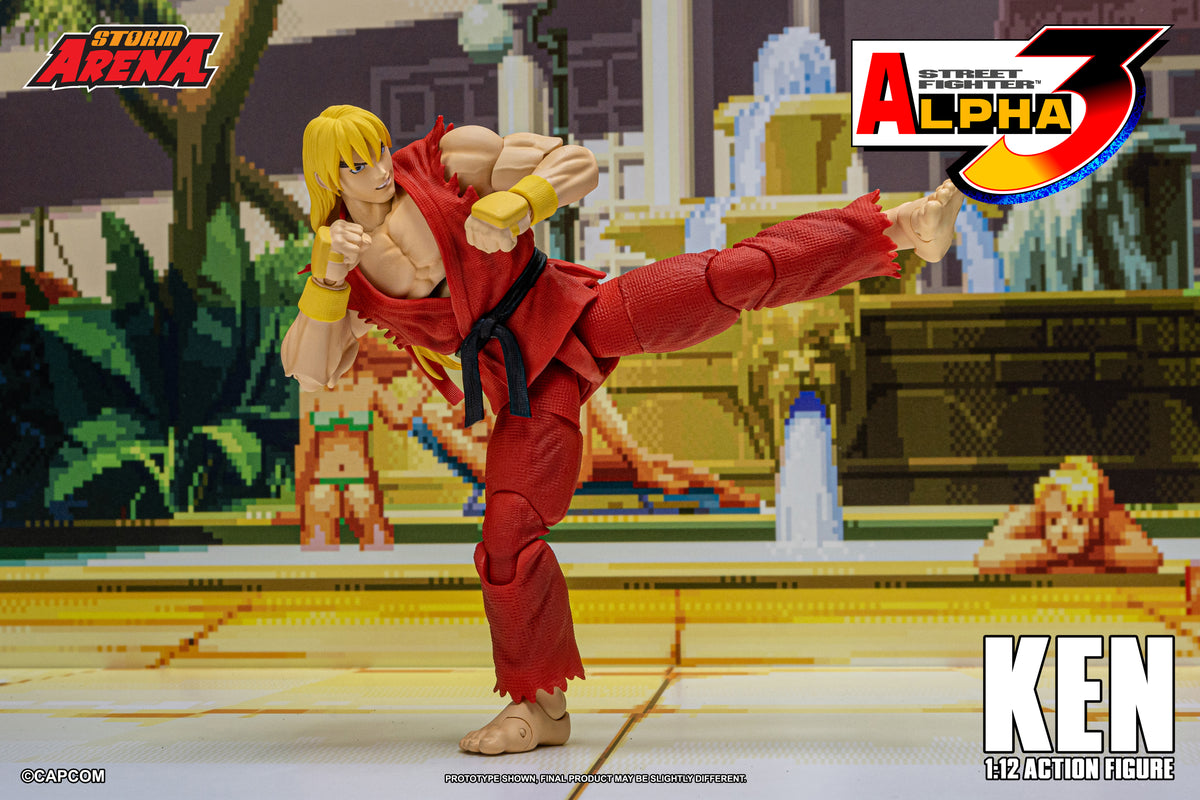 In Stock: KEN - STREET FIGHTER ALPHA (ZERO) 3 "STORM ARENA" 1/12 Scale
