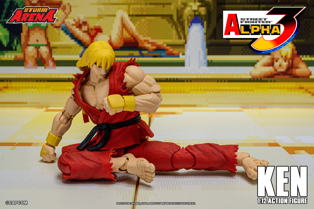 In Stock: KEN - STREET FIGHTER ALPHA (ZERO) 3 "STORM ARENA" 1/12 Scale