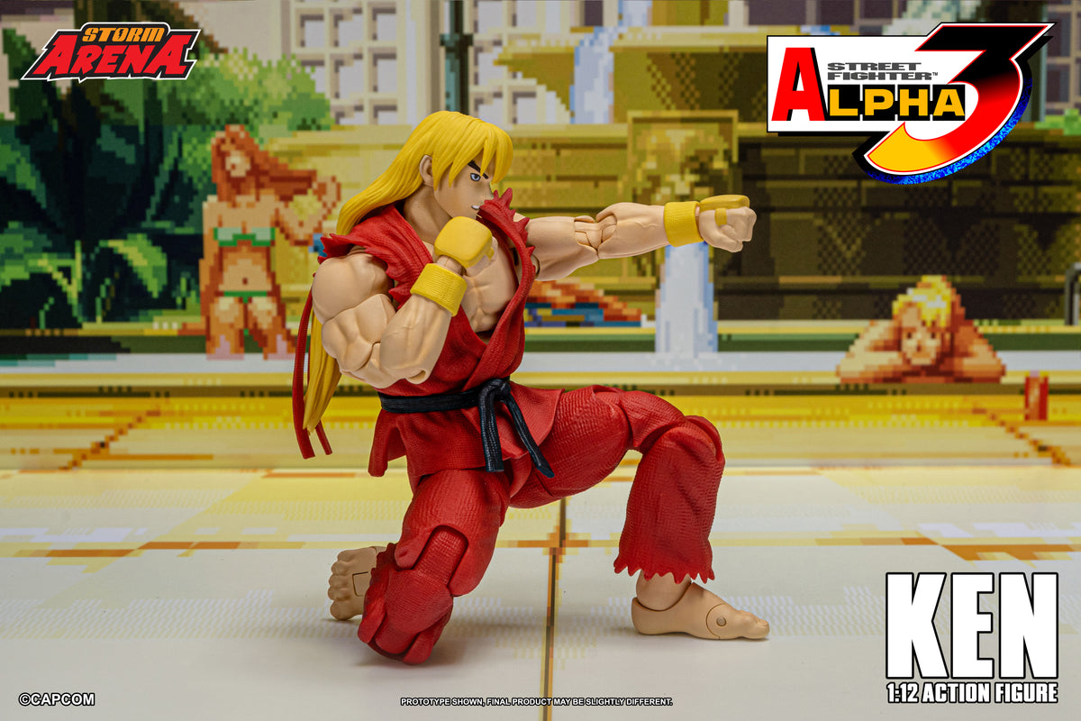 In Stock: KEN - STREET FIGHTER ALPHA (ZERO) 3 "STORM ARENA" 1/12 Scale
