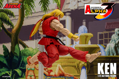 In Stock: KEN - STREET FIGHTER ALPHA (ZERO) 3 "STORM ARENA" 1/12 Scale